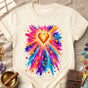 Cosmic Heart Burst Comfort Colors® Unisex T-Shirt