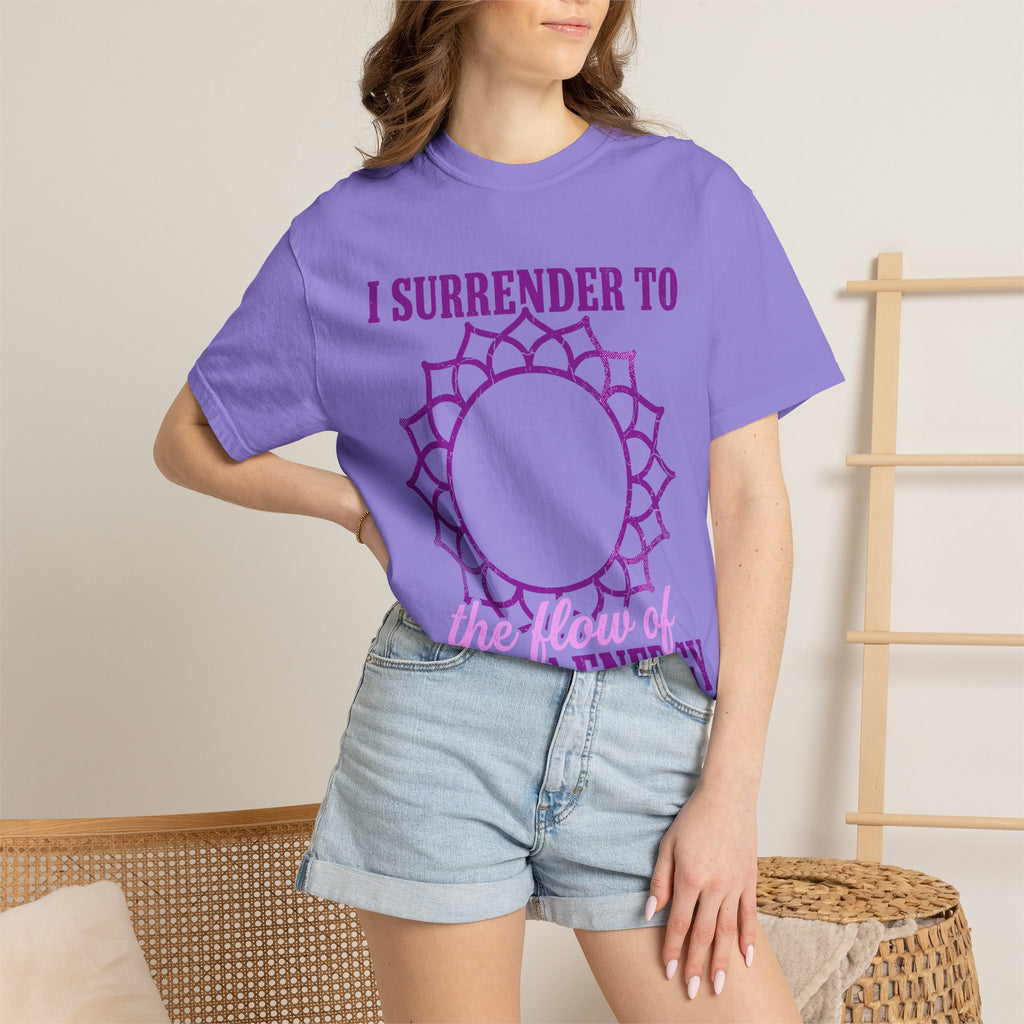 26 I Surrender to the Flow of Divine Energy Crown Chakra Comfort Colors® Unisex T-Shirt