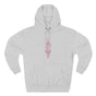 Dual Lotus Botanical Vine Rising Bloom Premium Unisex Hoodie