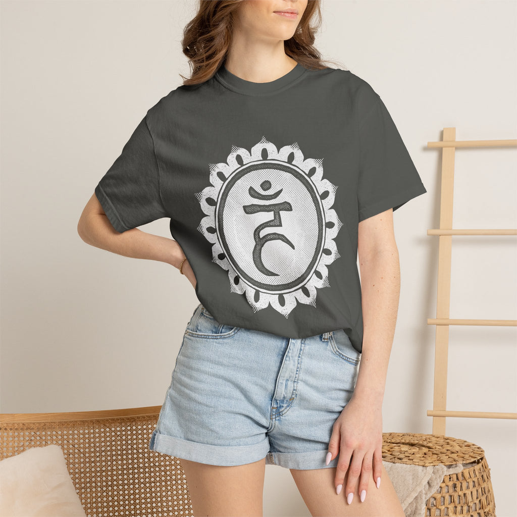 Ham Bija Vishuddha Throat Chakra Symbol Sacred Geometry Comfort Colors® Unisex T-Shirt