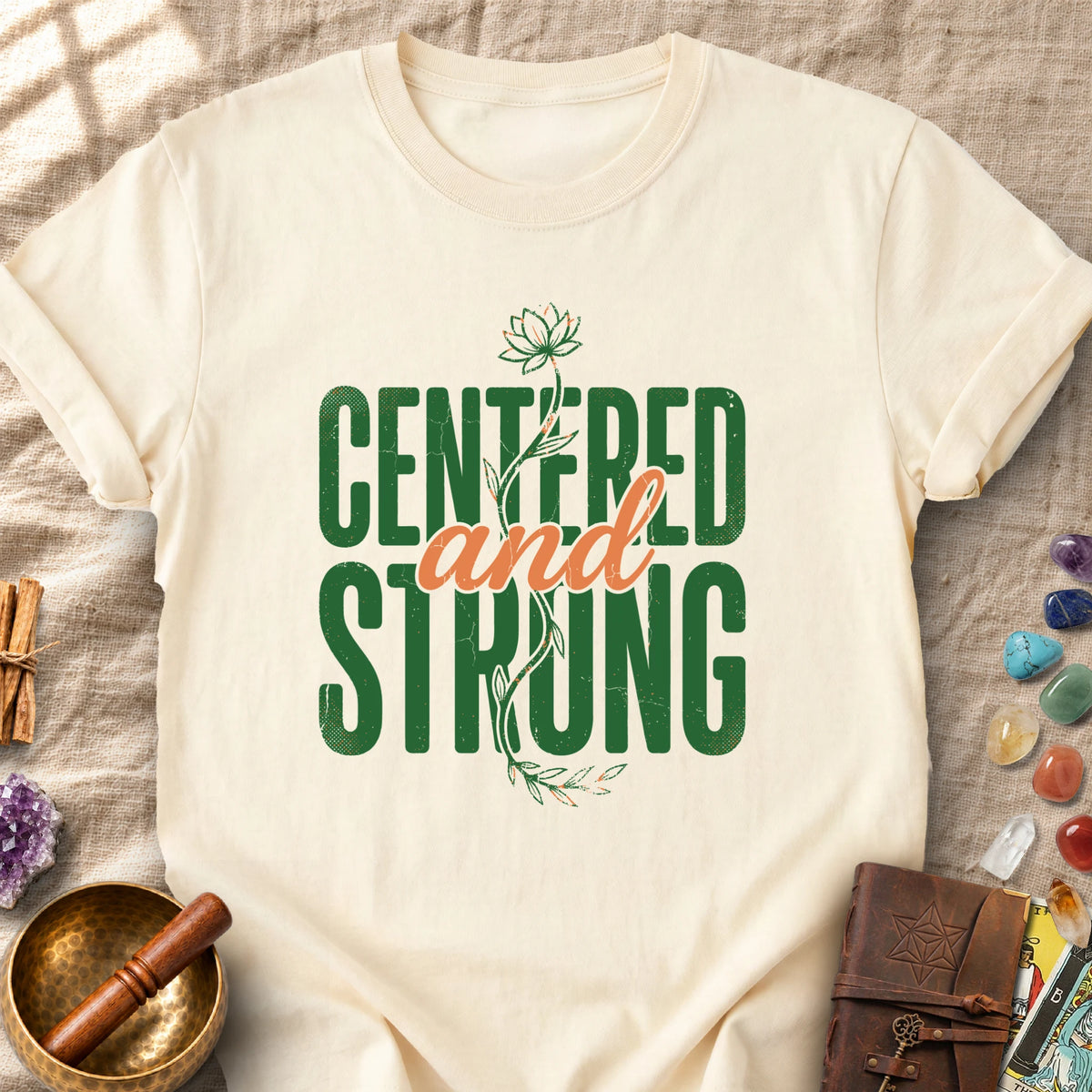 Centered And Strong Comfort Colors® Unisex T-Shirt