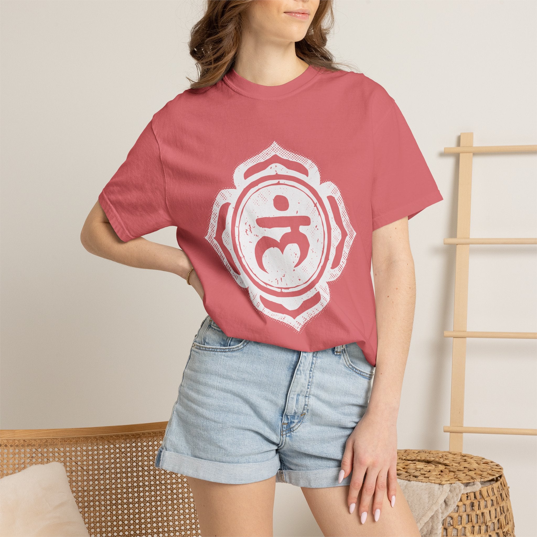 28 Lam Bija Muladhara Root Chakra Symbol Sacred Geometry Comfort Colors® Unisex T-Shirt
