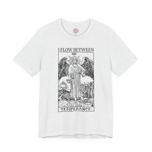 Temperance Flow Between Tarot Premium Unisex T-Shirt