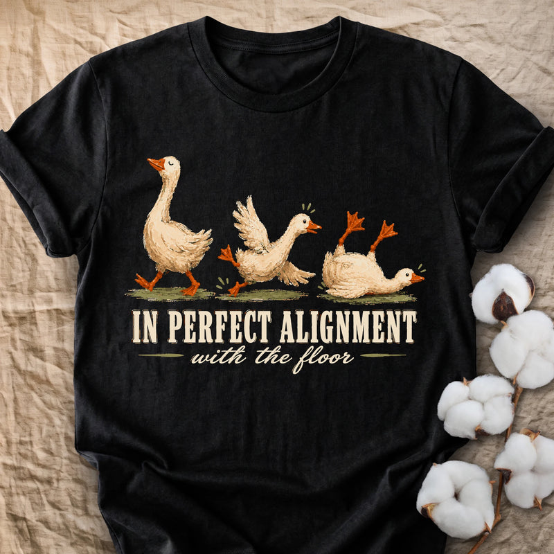 In Perfect Alignment With The Floor Comfort Colors® Unisex T-Shirt