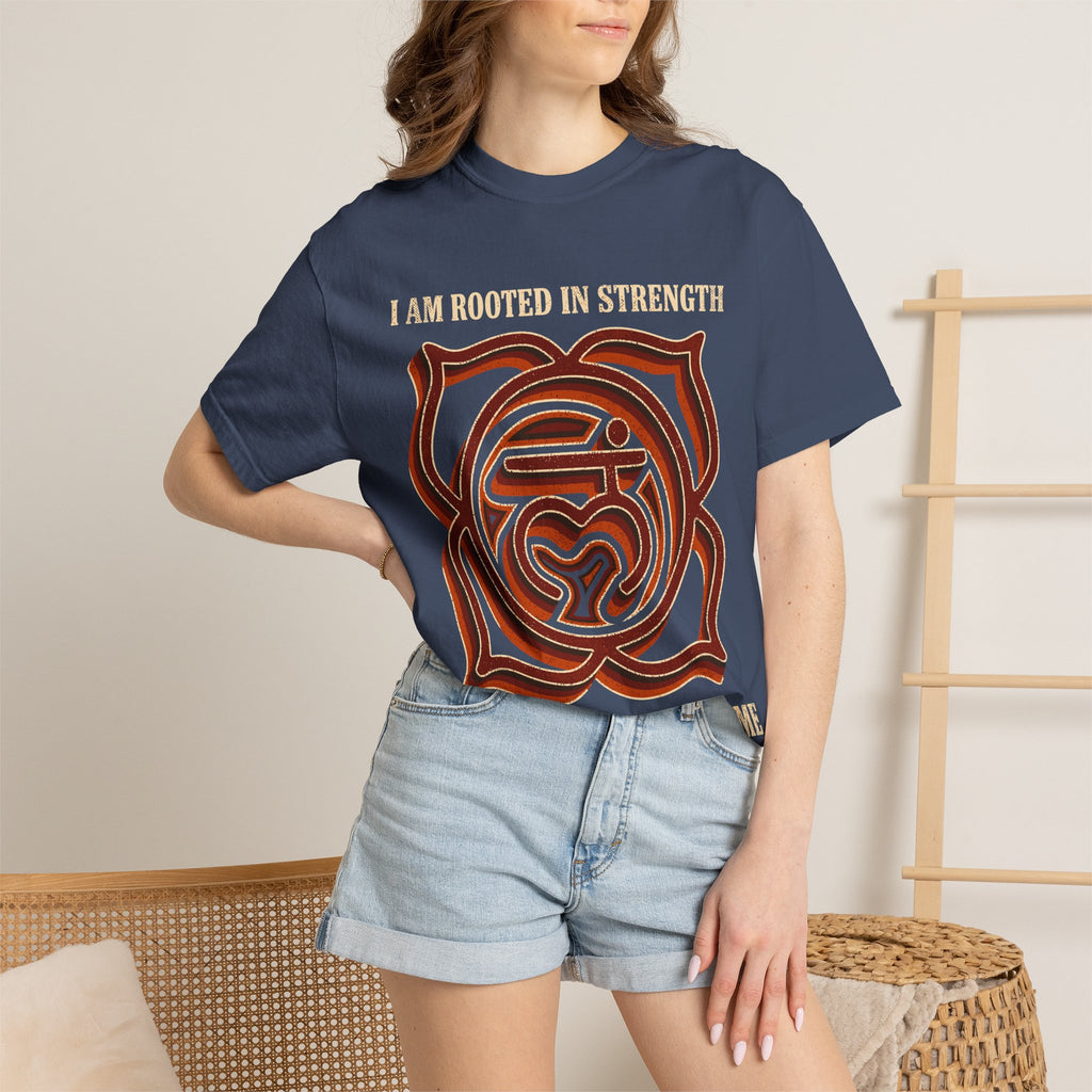 I Am Rooted in Strength No Storm Can Break Me Root Chakra Comfort Colors® Unisex T-Shirt