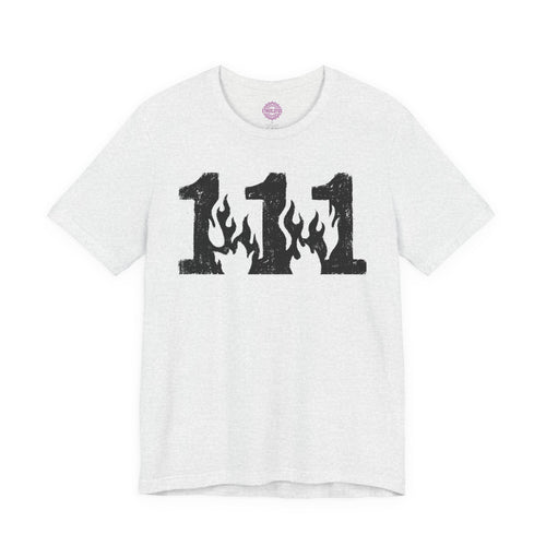 111 Angel Number Flame Awakening Premium Unisex T-Shirt