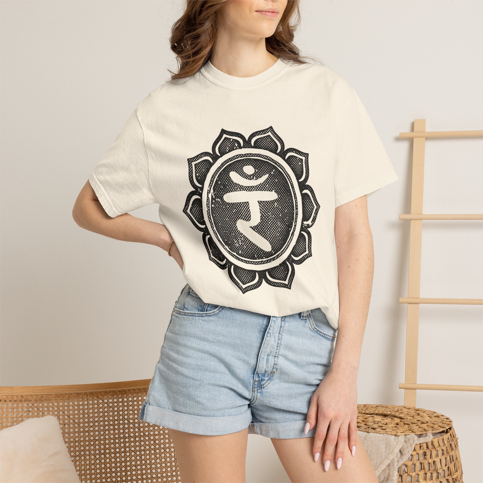 Ram Bija Manipura Solar Plexus Chakra Symbol Sacred Geometry Comfort Colors® Unisex T-Shirt