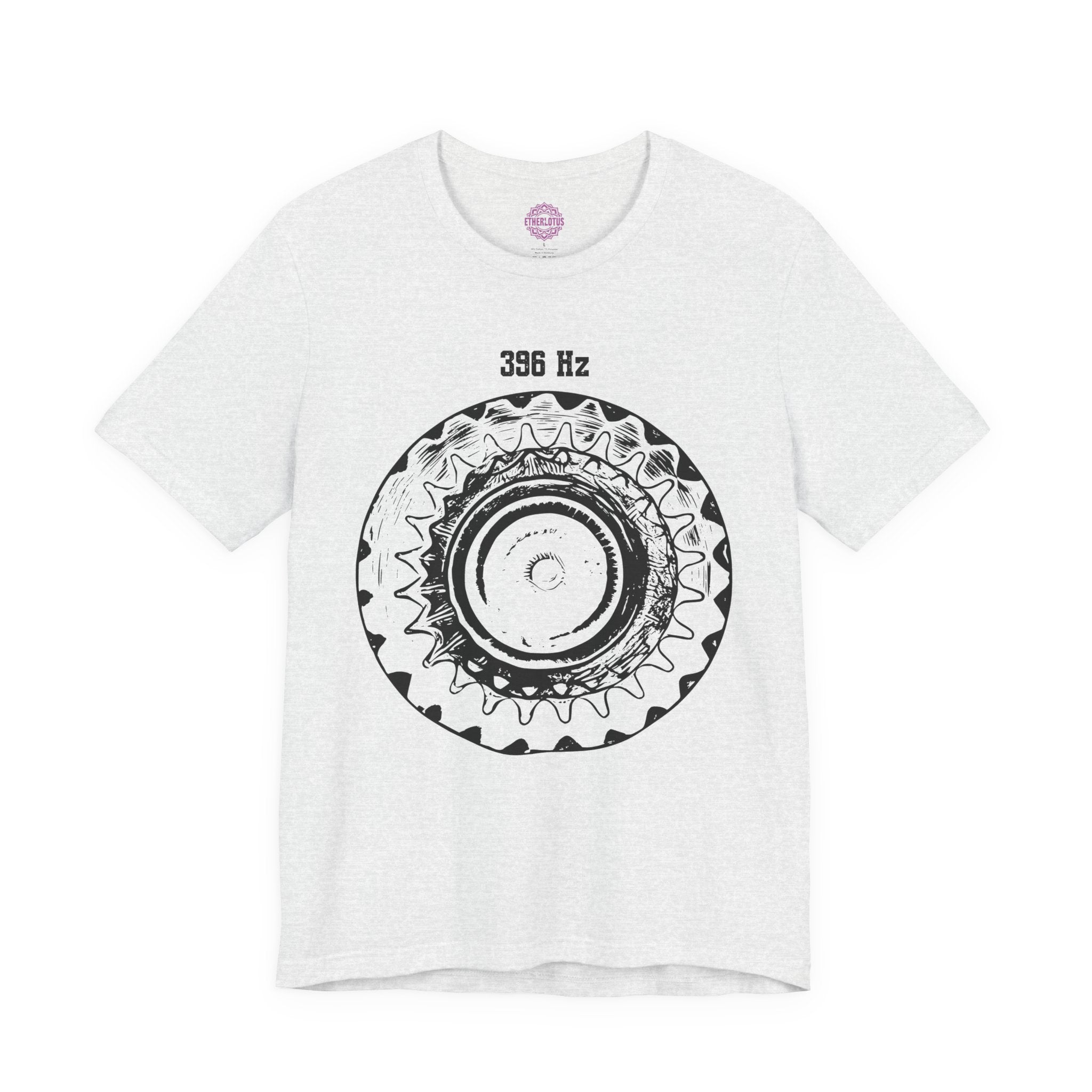 396 Hz Solfeggio Frequency Cymatics Sound Premium Unisex T-Shirt
