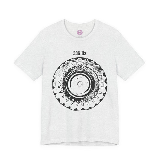 396 Hz Solfeggio Frequency Cymatics Sound Premium Unisex T-Shirt