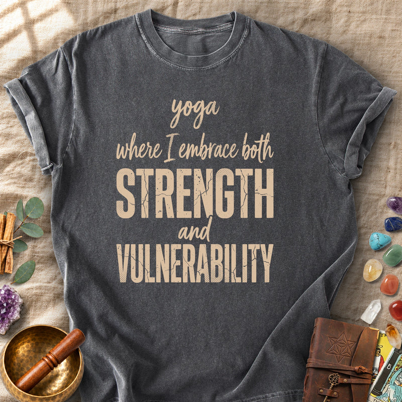 Yoga Strength And Vulnerability Comfort Colors® Unisex T-Shirt