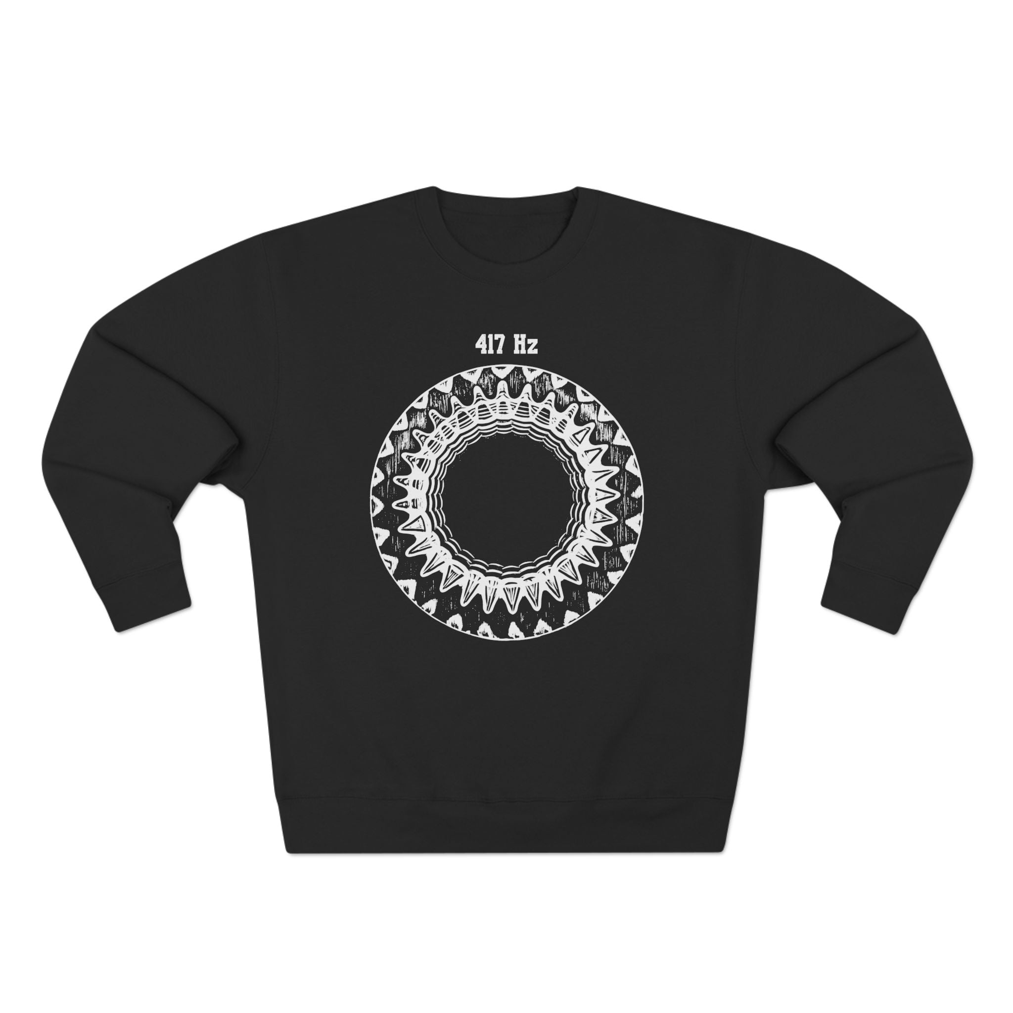 417 Hz Solfeggio Frequency Cymatics Sound Premium Unisex Sweatshirt