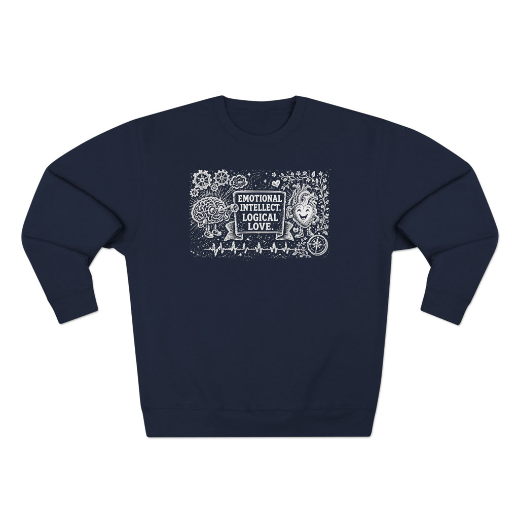 Emotional Intellect Logical Love Premium Unisex Sweatshirt