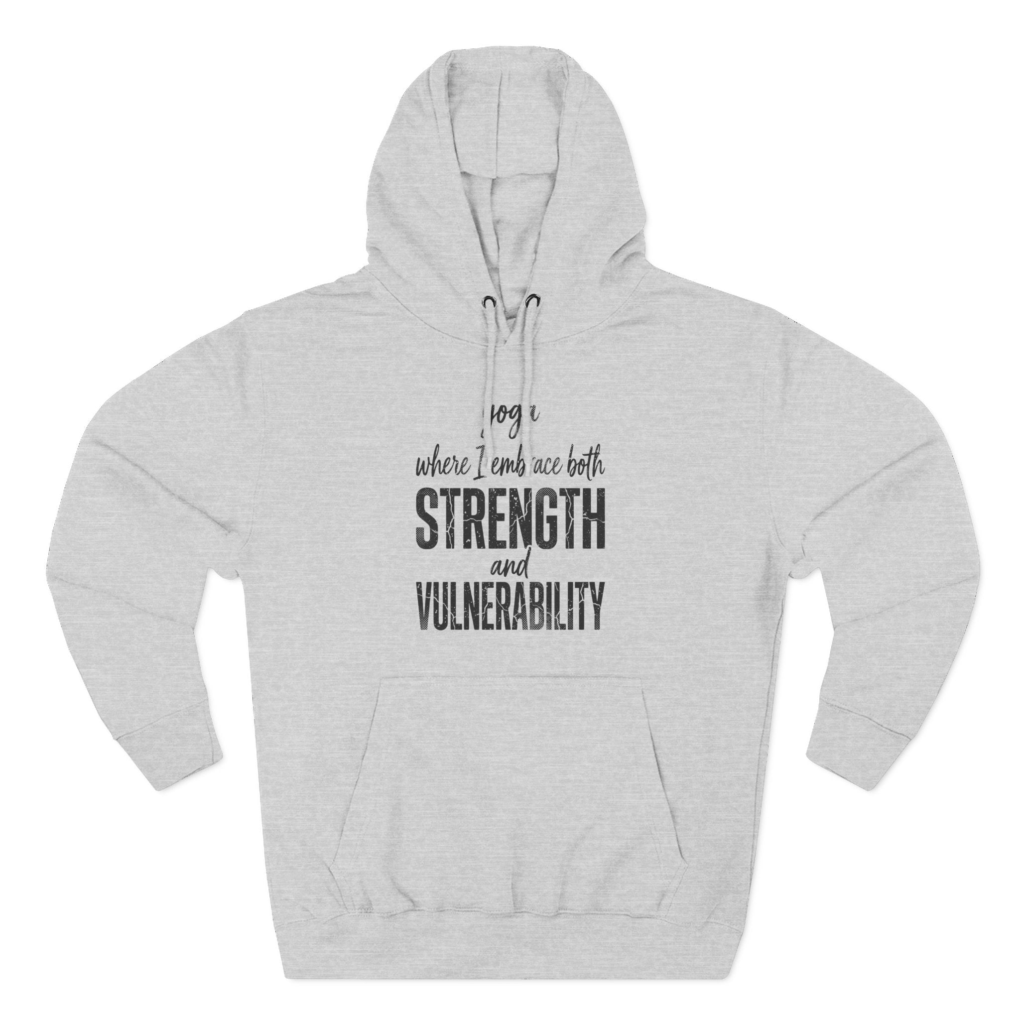 Yoga Strength and Vulnerability Premium Unisex Hoodie