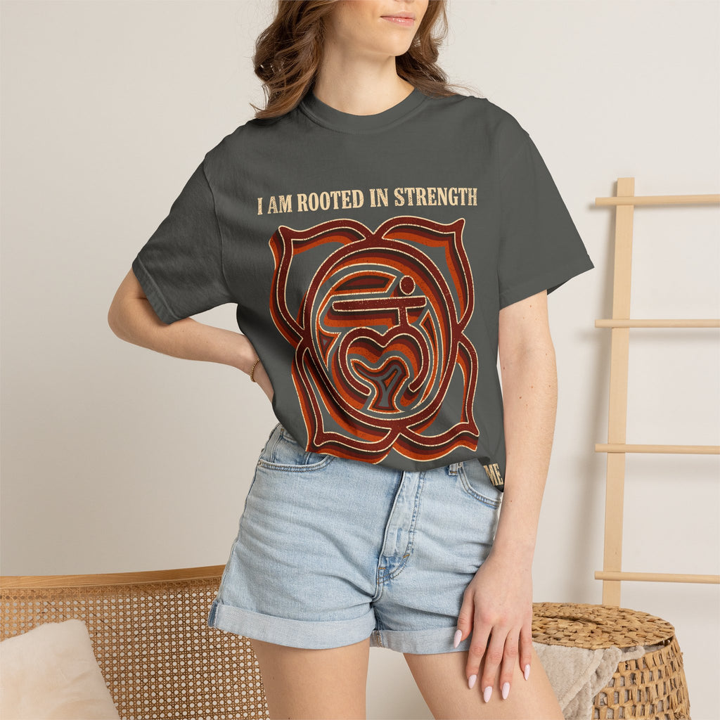 I Am Rooted in Strength No Storm Can Break Me Root Chakra Comfort Colors® Unisex T-Shirt