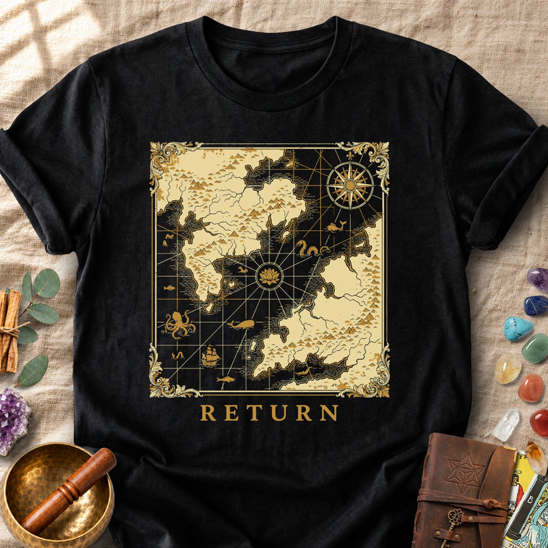 Return Sacred Inner Map Comfort Colors® Unisex T-Shirt