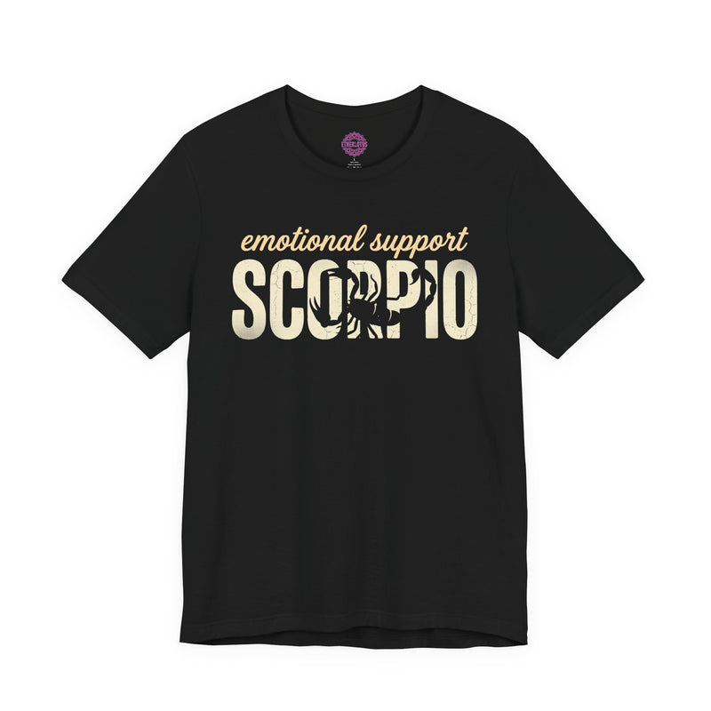 Emotional Support Scorpio Vintage Zodiac Premium Unisex T-Shirt