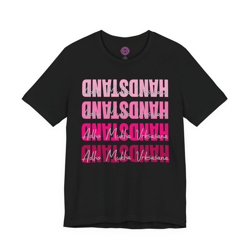 Handstand Adho Mukha Vrksasana Yoga Premium Unisex T-Shirt