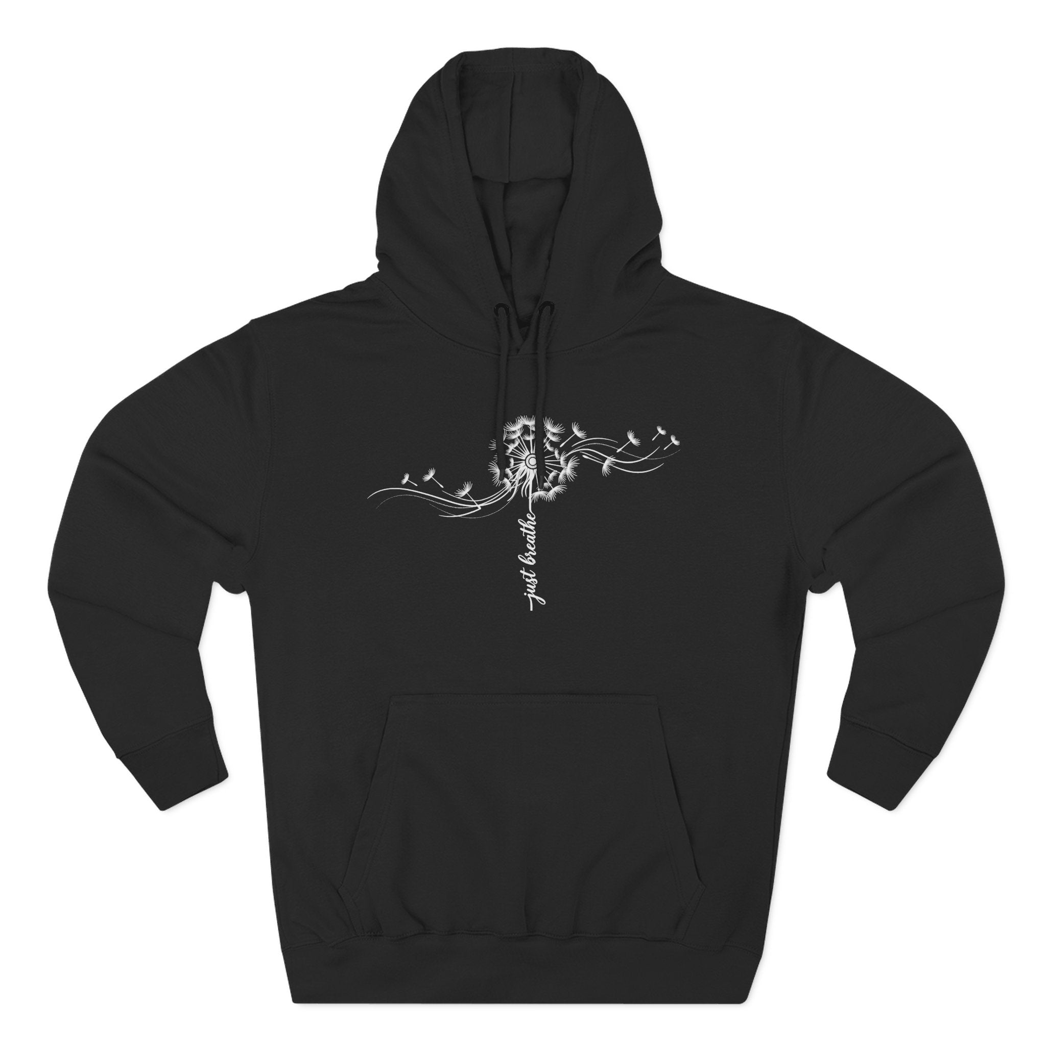 Just Breathe Dandelion Wishes Premium Unisex Hoodie