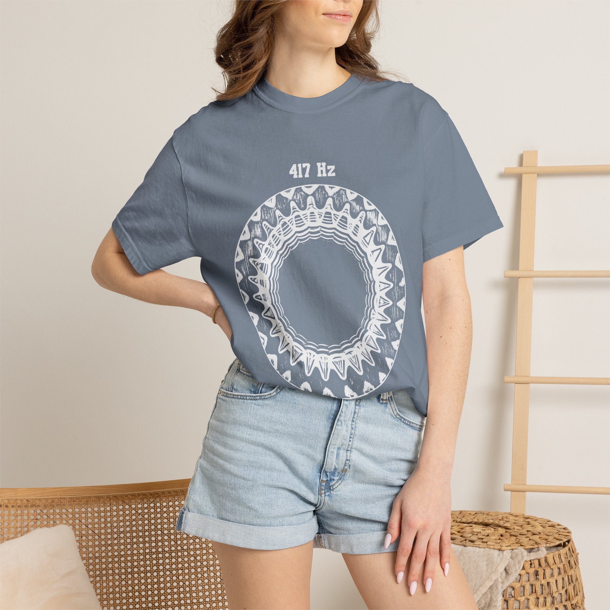 417 Hz Solfeggio Frequency Cymatics Sound Wellness Comfort Colors® Unisex T-Shirt