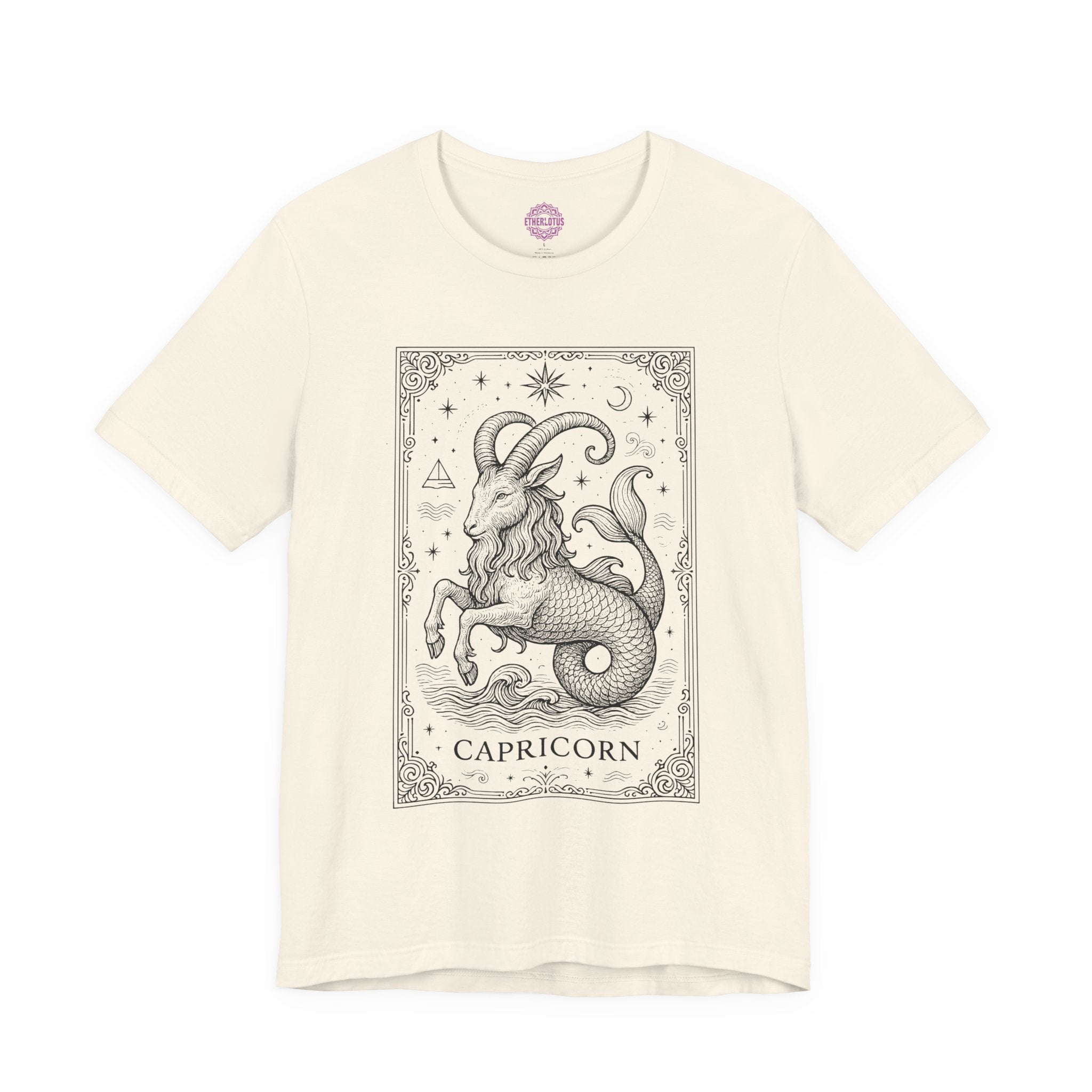 Capricorn Celestial Tarot Card Premium Unisex T-Shirt
