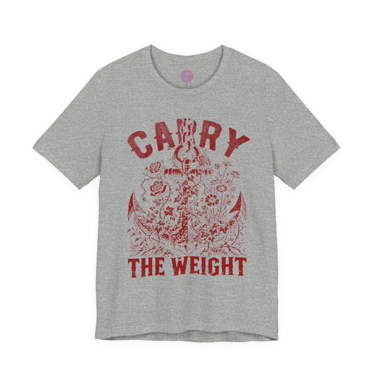 Carry the Weight Emotional Grounding Premium Unisex T-Shirt