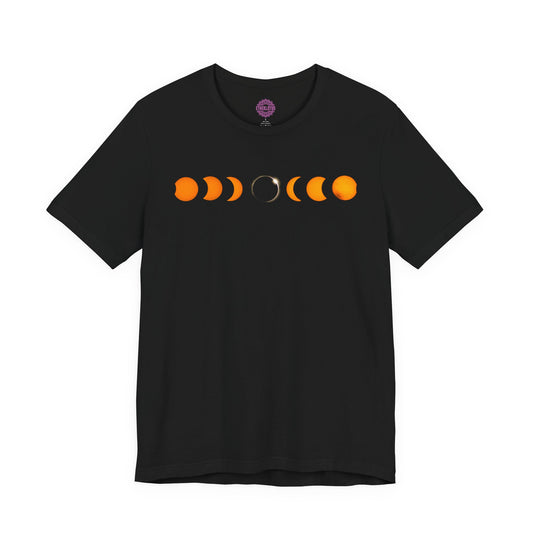 Solar Eclipse Diamond Ring Sequence Premium Unisex T-Shirt
