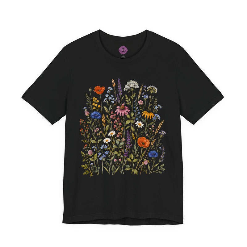 Sacred Wildflower Garden Premium Unisex T-Shirt