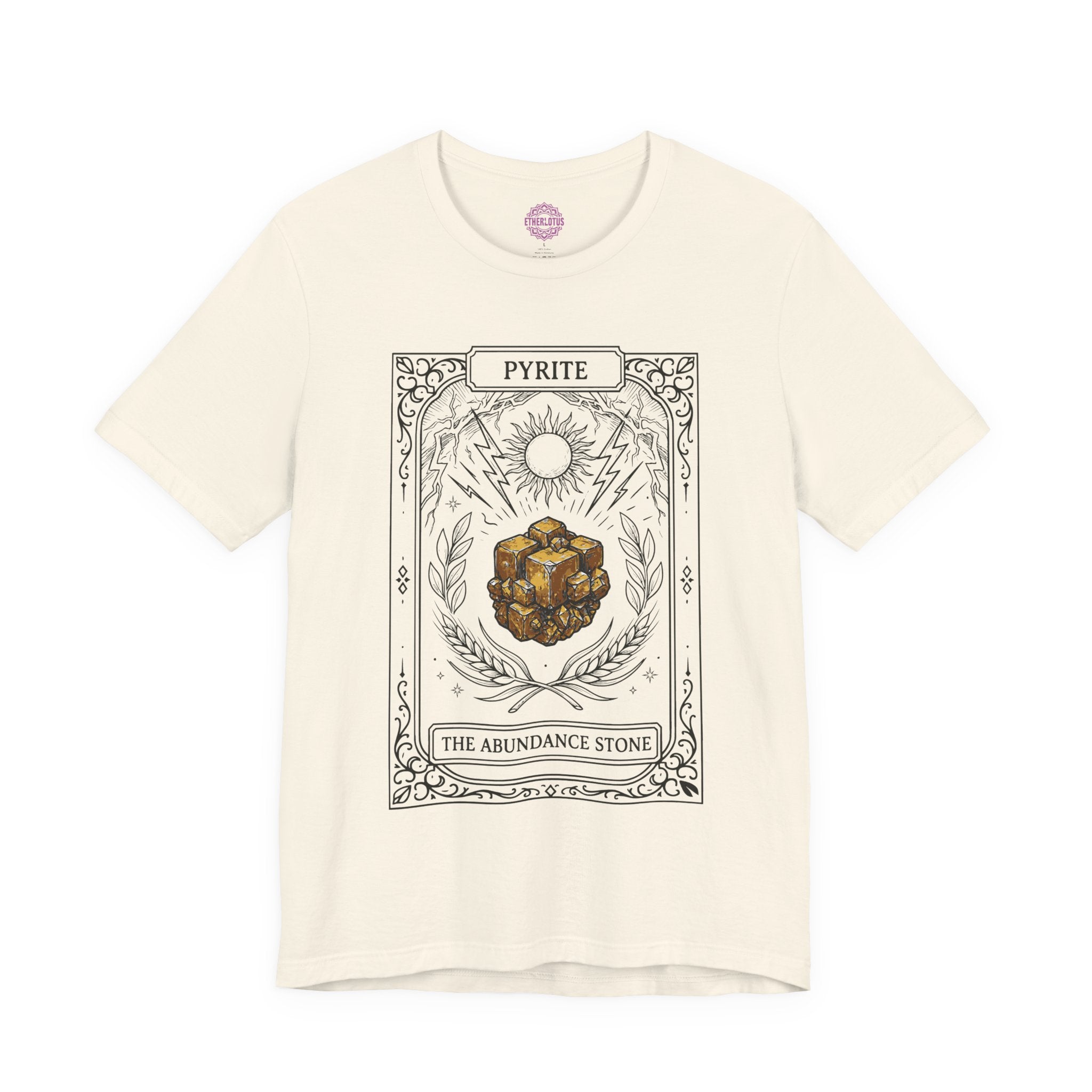 Pyrite the Abundance Stone Premium Unisex T-Shirt