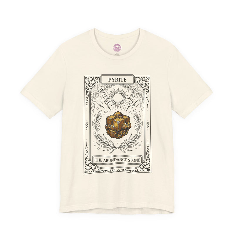 Pyrite the Abundance Stone Premium Unisex T-Shirt