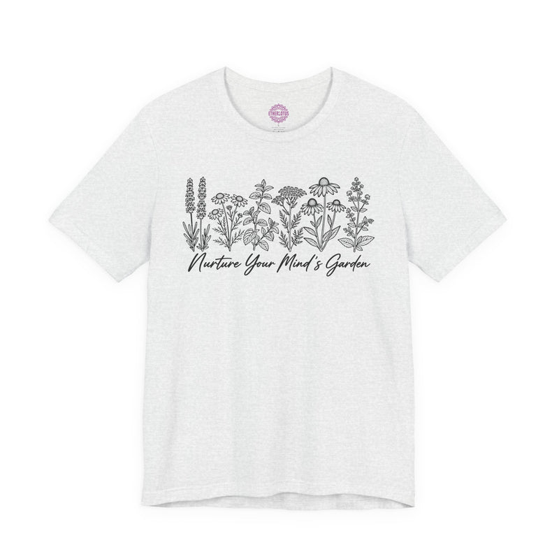 Nurture Your Mind's Garden Botanical Premium Unisex T-Shirt