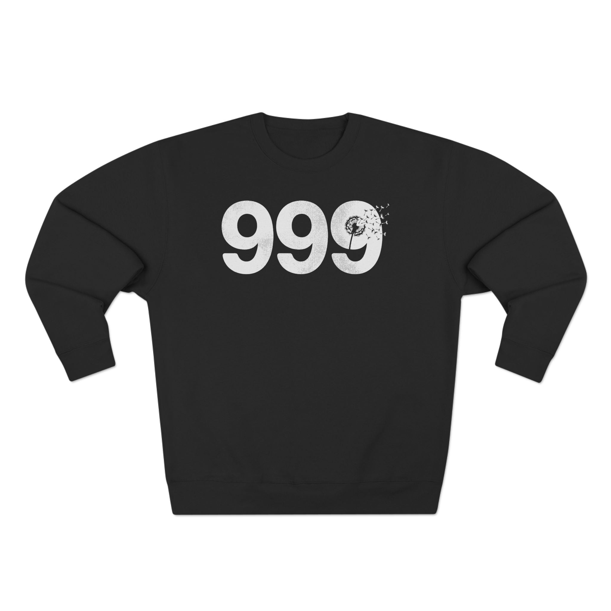 999 Angel Number Dandelion Release Premium Unisex Sweatshirt