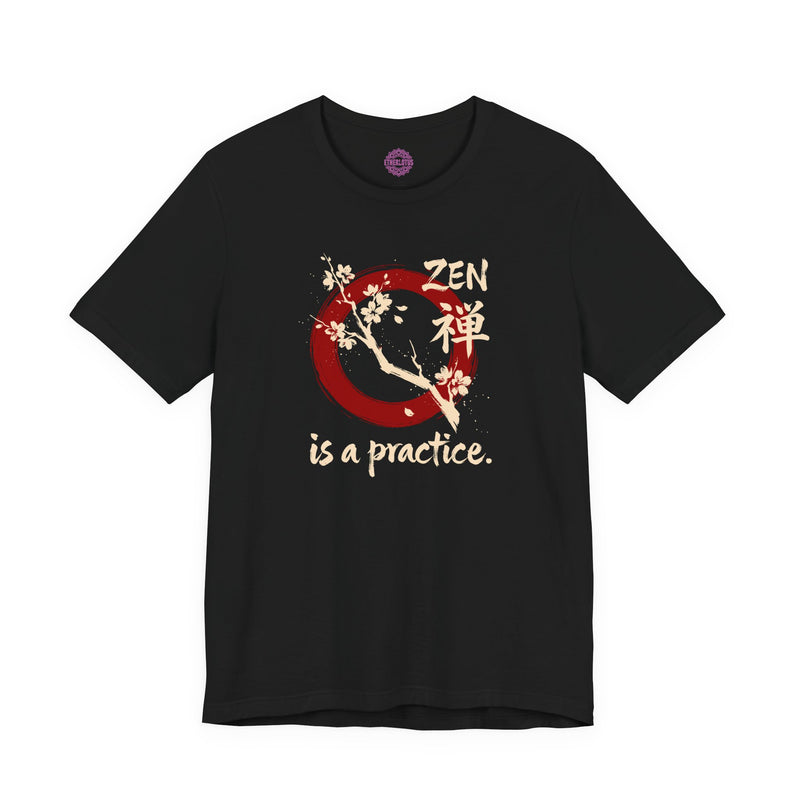 Zen is a Practice Enso Cherry Blossom Premium Unisex T-Shirt