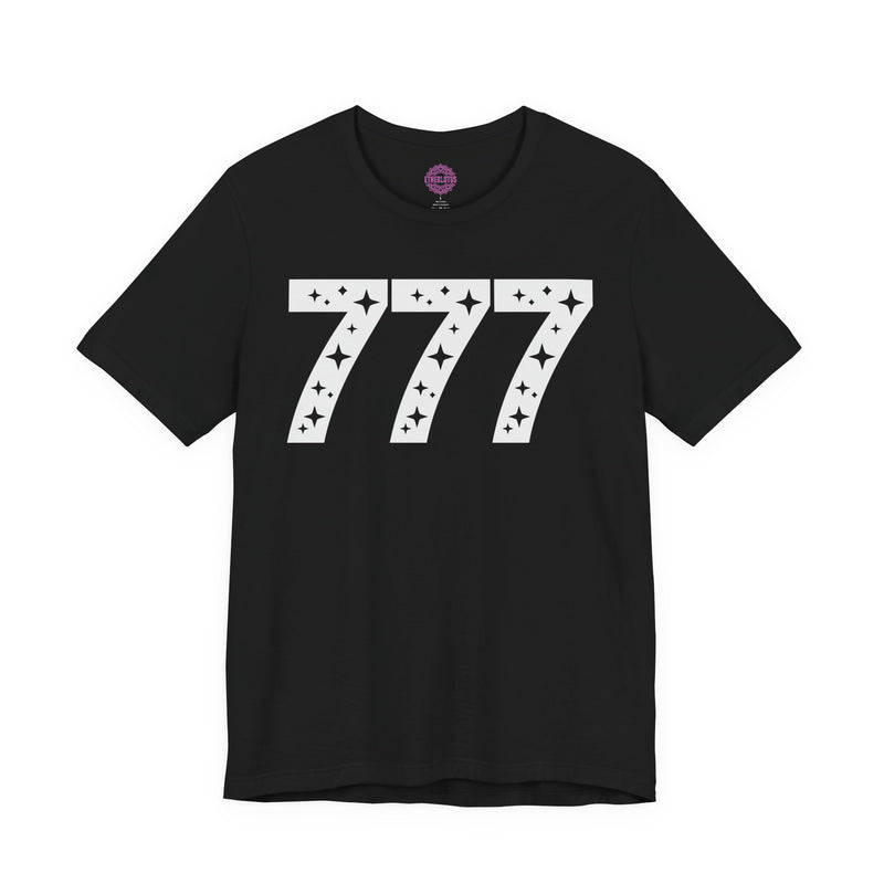 777 Angel Number Sacred Alignment Premium Unisex T-Shirt