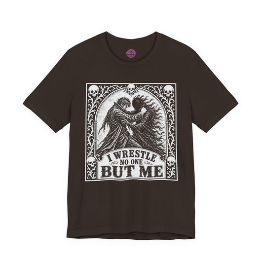 I Wrestle No One But Me Shadow Work Premium Unisex T-Shirt