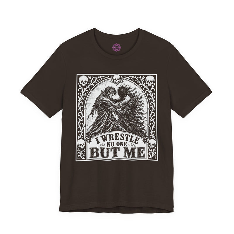 I Wrestle No One But Me Shadow Work Premium Unisex T-Shirt