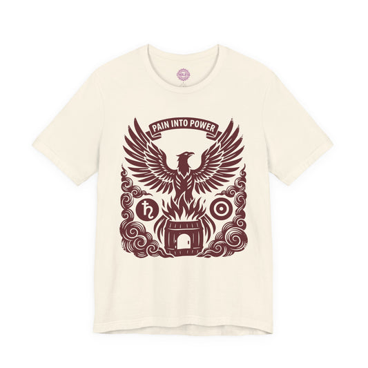 Pain Into Power Phoenix Alchemy Premium Unisex T-Shirt