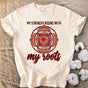 My Strength Begins With My Roots Root Chakra Comfort Colors® Unisex T-Shirt