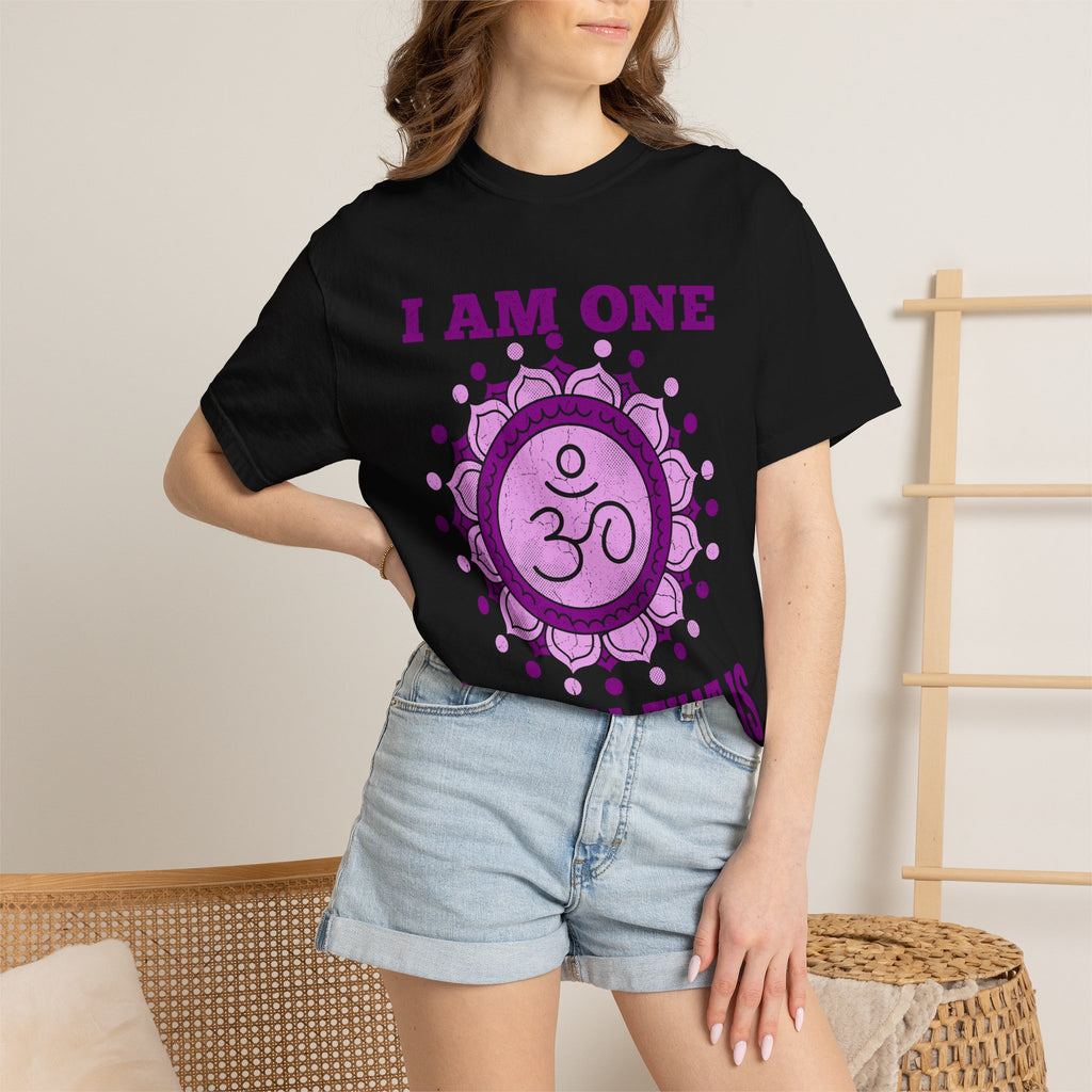 I Am One With All That Is Crown Chakra Om Sahasrara Comfort Colors® Unisex T-Shirt