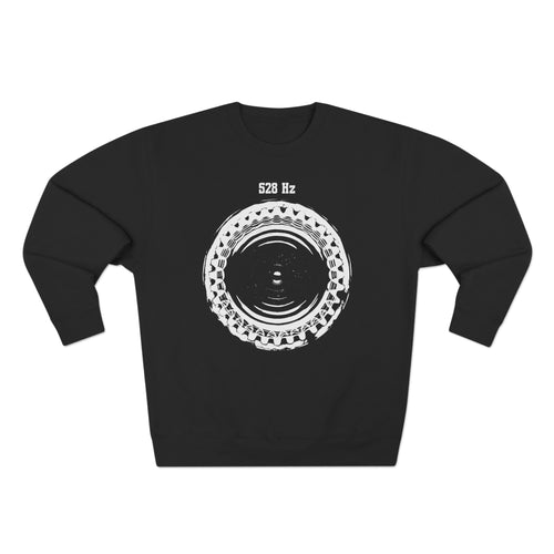 528 Hz Solfeggio Miracle Tone Cymatics Love Premium Unisex Sweatshirt