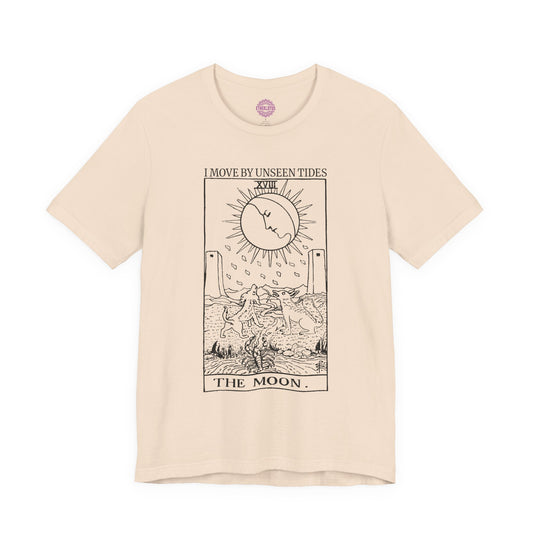 The Moon Unseen Tides Tarot Premium Unisex T-Shirt