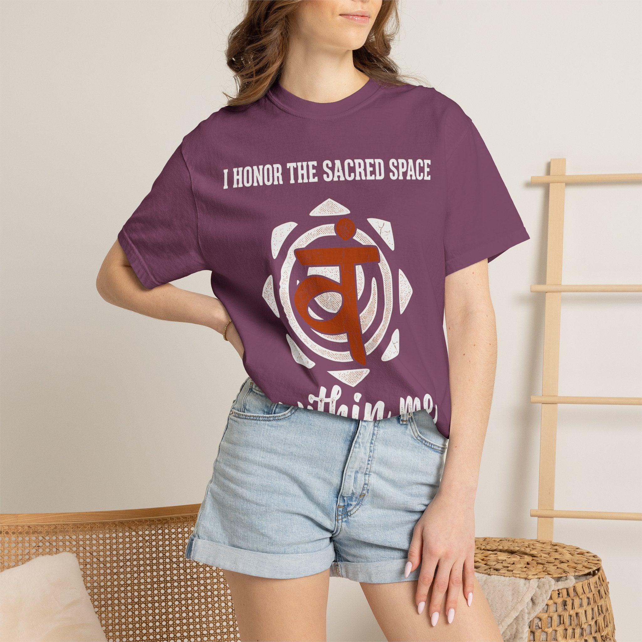 I Honor the Sacred Space Within Me Svadhisthana Chakra Comfort Colors® Unisex T-Shirt
