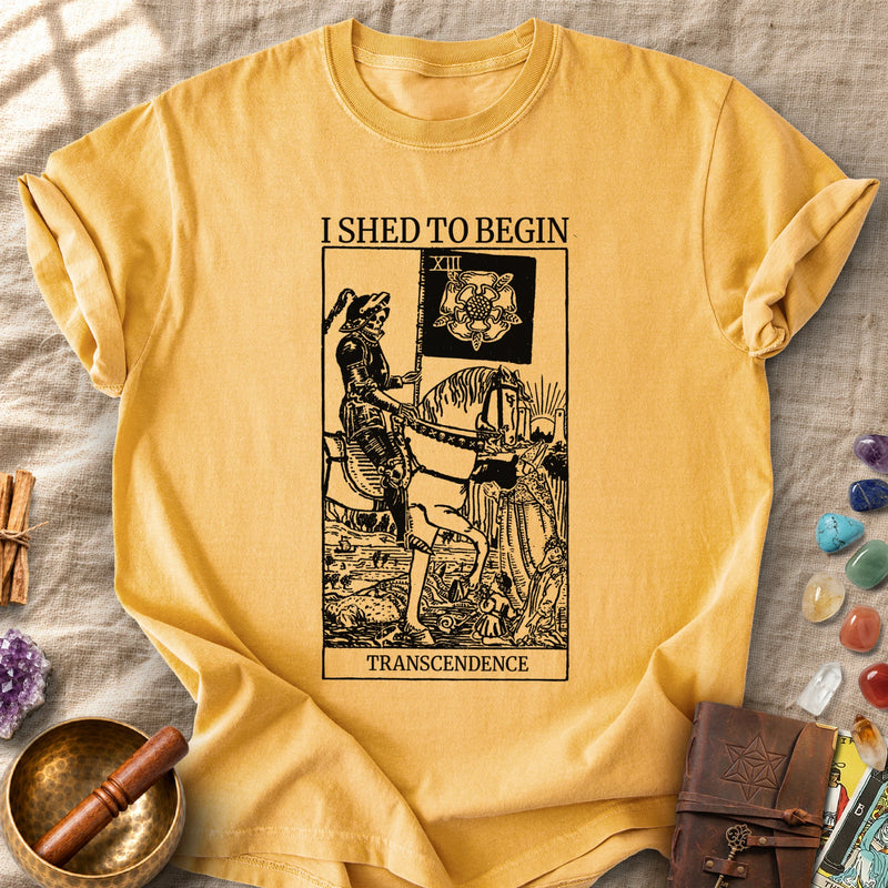 Transcendence: I Shed To Begin Comfort Colors® Unisex T-Shirt