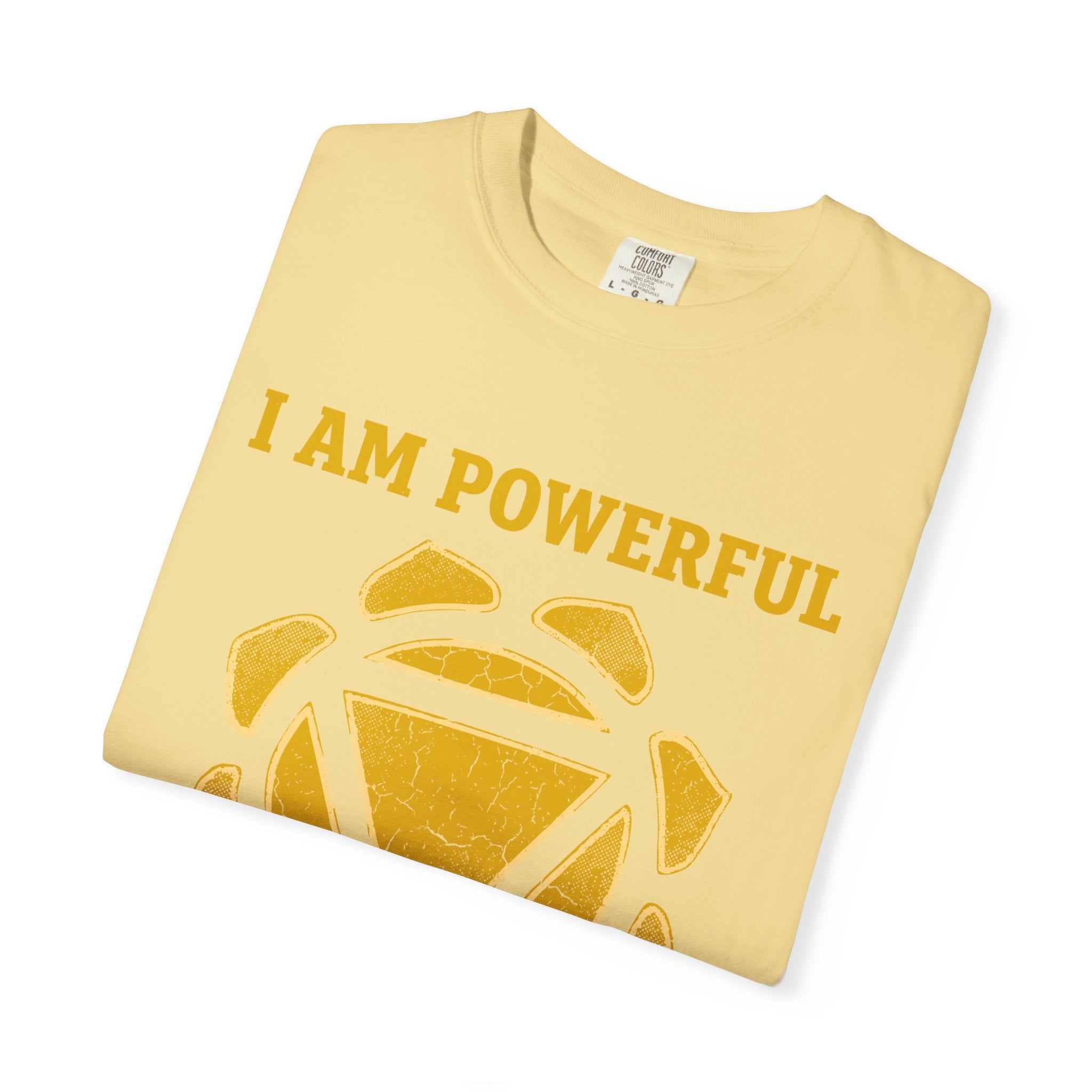 I Am Powerful Beyond Measure Solar Plexus Chakra Comfort Colors® Unisex T-Shirt