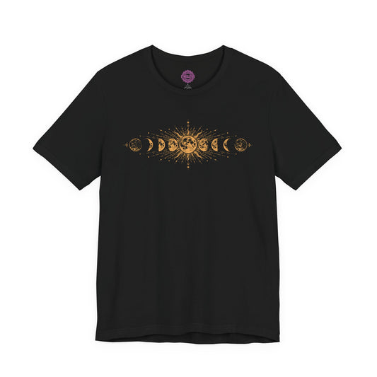 Lunar Cycle Celestial Moon Phases Premium Unisex T-Shirt