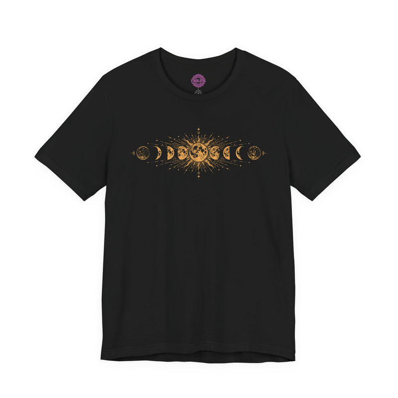 Lunar Cycle Celestial Moon Phases Premium Unisex T-Shirt