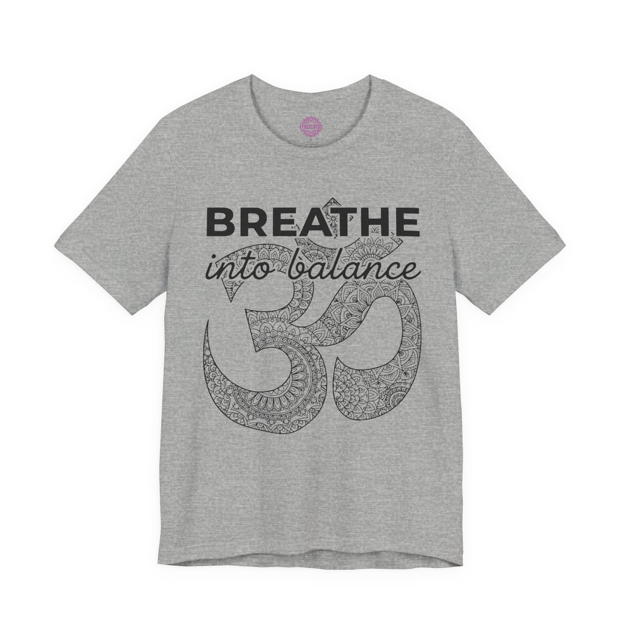 Breathe Into Balance Om Premium Unisex T-Shirt