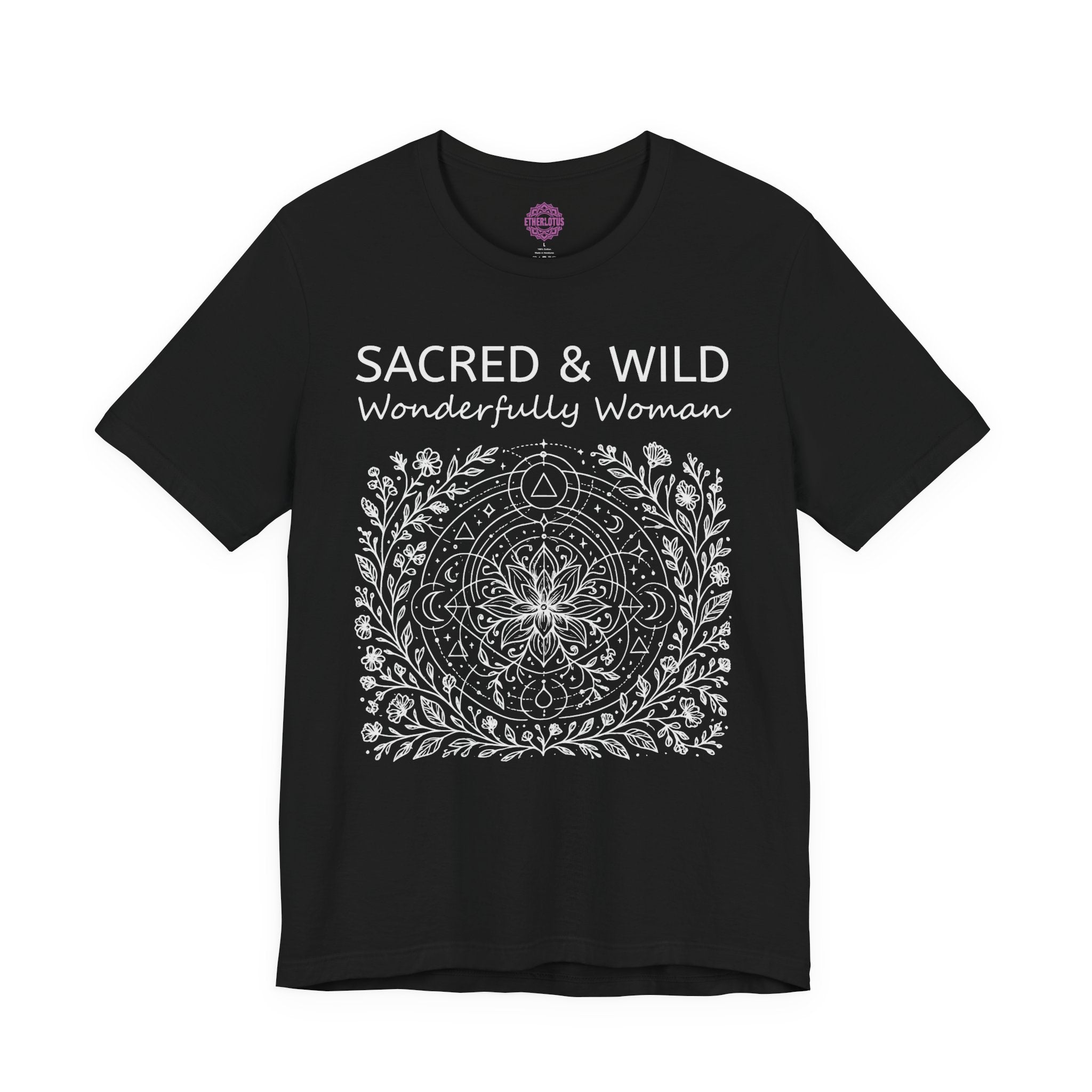 Sacred Wild Woman Mandala Premium Unisex T-Shirt