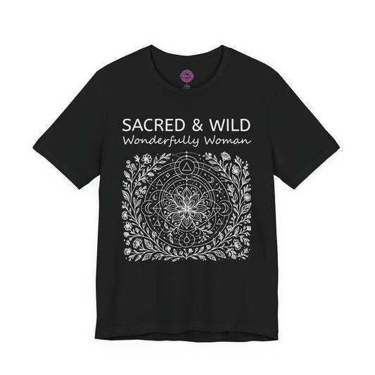 Sacred Wild Woman Mandala Premium Unisex T-Shirt