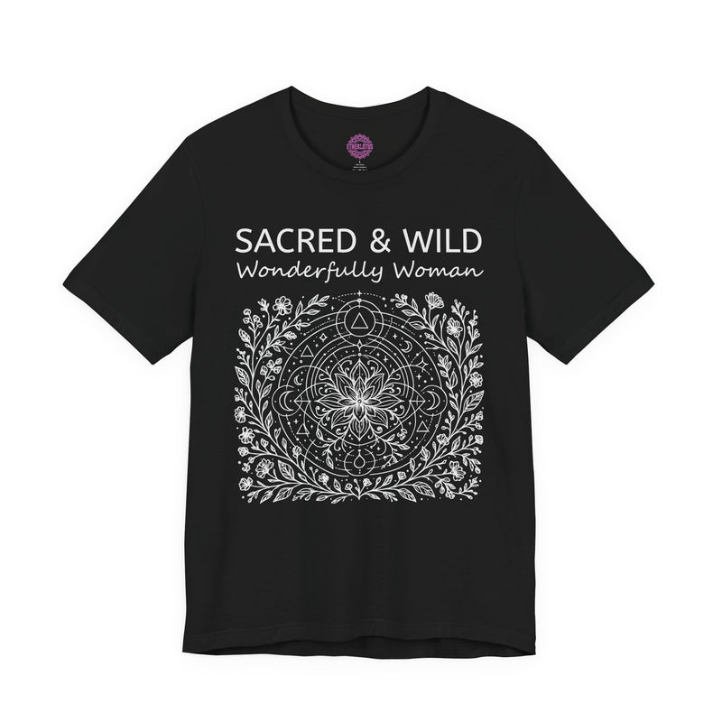 Sacred Wild Woman Mandala Premium Unisex T-Shirt