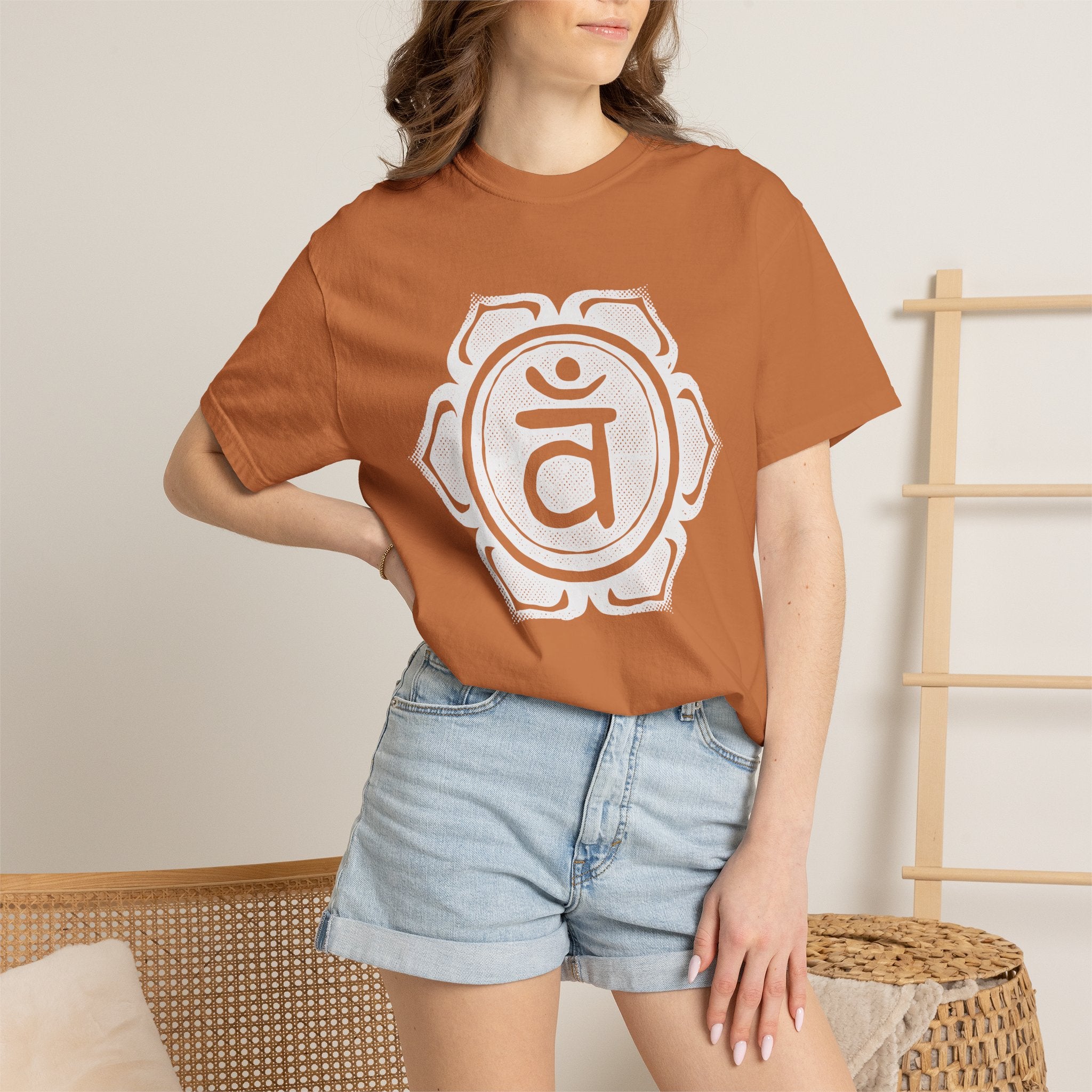 29 Vam Bija Svadhisthana Sacral Chakra Symbol Sacred Geometry Comfort Colors® Unisex T-Shirt